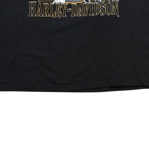 HARLEY DAVIDSON ハーレーダヴィッドソン 00's 半袖Tシャツ ブラック ナイアガラフォールズ カナダ 古着 美品 中古 4a005845