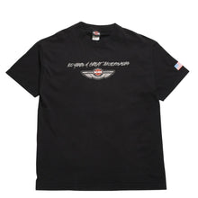 Load the image into the gallery viewer. HARLEY DAVIDSON ハーレーダヴィッドソン 00's 半袖Tシャツ サイズL ウィリー G ダビッドソン 100周年記念 ブラック 古着 美品 中古 4a005851