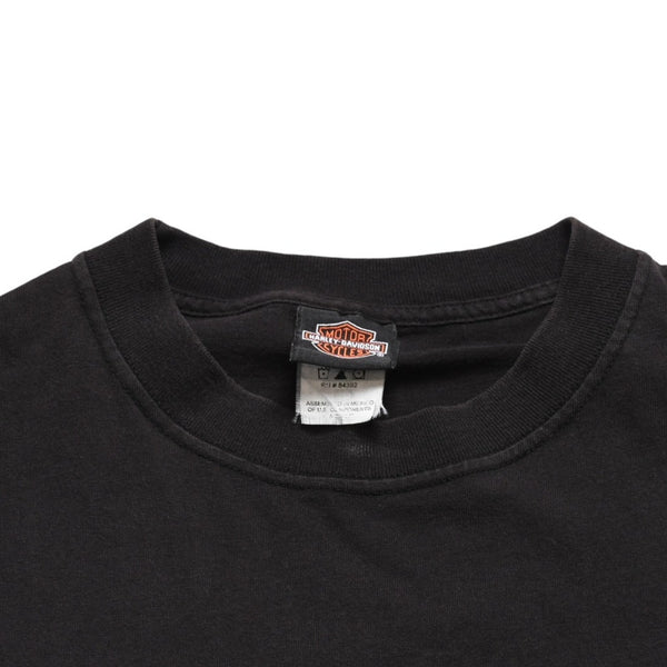 HARLEY DAVIDSON ハーレーダヴィッドソン 00's 半袖Tシャツ サイズL ウィリー G ダビッドソン 100周年記念 ブラック 古着 美品 中古 4a005851