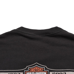 HARLEY DAVIDSON ハーレーダヴィッドソン 00's 半袖Tシャツ サイズL ウィリー G ダビッドソン 100周年記念 ブラック 古着 美品 中古 4a005851