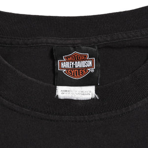 HARLEY DAVIDSON ハーレーダヴィッドソン 00's 半袖Tシャツ サイズL ウィリー G ダビッドソン 100周年記念 ブラック 古着 美品 中古 4a005851