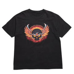 HARLEY DAVIDSON ハーレーダヴィッドソン 00's 半袖Tシャツ ブラック テキサス サン アントニオ 2006年 古着 美品 中古 4a005853