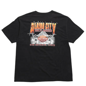 HARLEY DAVIDSON ハーレーダヴィッドソン 00's 半袖Tシャツ ブラック テキサス サン アントニオ 2006年 古着 美品 中古 4a005853