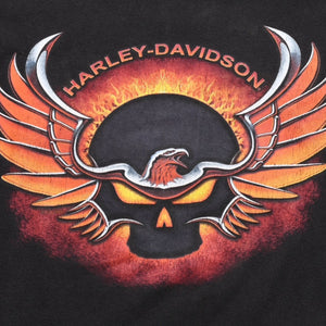 HARLEY DAVIDSON ハーレーダヴィッドソン 00's 半袖Tシャツ ブラック テキサス サン アントニオ 2006年 古着 美品 中古 4a005853