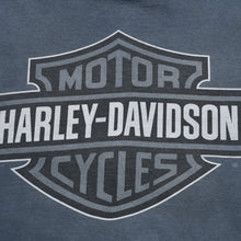 画像をギャラリービューアに読み込む, HARLEY DAVIDSON ハーレーダヴィッドソン 00's 半袖Tシャツ サイズL ブルーグレー シャーロット ノースカロライナ 古着 美品 中古 4a005854