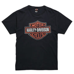 HARLEY DAVIDSON ハーレーダヴィッドソン 00's 半袖Tシャツ ブラック コットン フロリダ タンパ 古着 美品 中古 4a005846