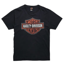画像をギャラリービューアに読み込む, HARLEY DAVIDSON ハーレーダヴィッドソン 00's 半袖Tシャツ ブラック コットン フロリダ タンパ 古着 美品 中古 4a005846