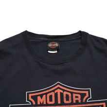 画像をギャラリービューアに読み込む, HARLEY DAVIDSON ハーレーダヴィッドソン 00's 半袖Tシャツ ブラック コットン フロリダ タンパ 古着 美品 中古 4a005846