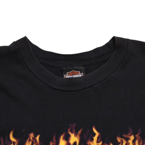 HARLEY DAVIDSON ハーレーダヴィッドソン 00's 半袖Tシャツ サイズL ブラック ジョージア ダルトン 古着 美品 中古 4a005852