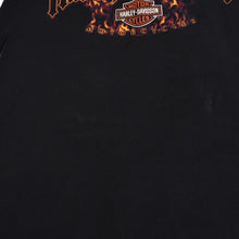 画像をギャラリービューアに読み込む, HARLEY DAVIDSON ハーレーダヴィッドソン 00's 半袖Tシャツ サイズL ブラック ジョージア ダルトン 古着 美品 中古 4a005852
