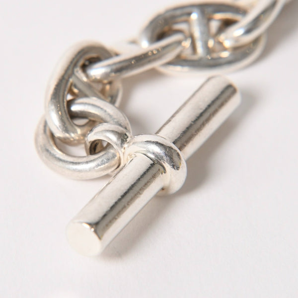 極美品 HERMES エルメス シェーヌダンクルMM ブレスレット 15コマ 重量約56.84g Ag925刻印 シルバー925 中古 4a005879