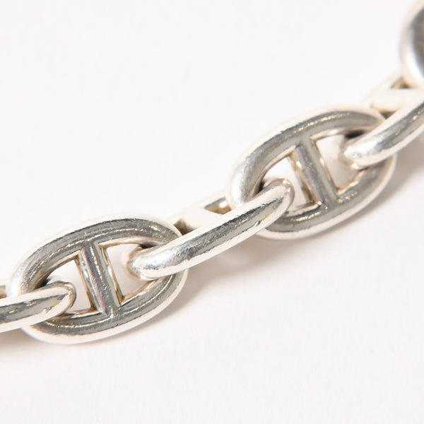 極美品 HERMES エルメス シェーヌダンクルMM ブレスレット 15コマ 重量約56.84g Ag925刻印 シルバー925 中古 4a005879