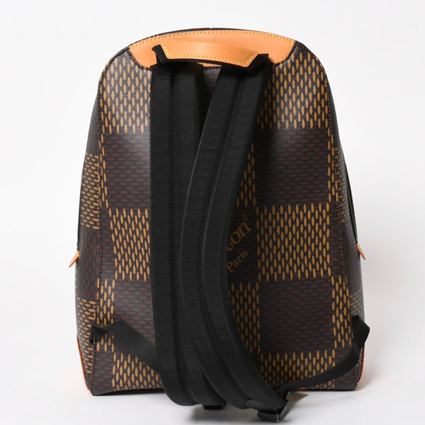新品同様品 LOUIS VITTON ルイヴィトン ダミエジャイアント キャンバスバックパック リュック N40380 ブラウン 中古 4a005868