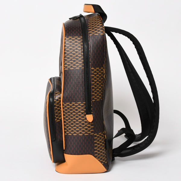 新品同様品 LOUIS VITTON ルイヴィトン ダミエジャイアント キャンバスバックパック リュック N40380 ブラウン 中古 4a005868