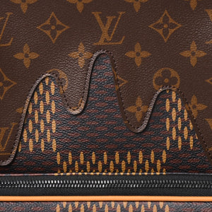 新品同様品 LOUIS VITTON ルイヴィトン ダミエジャイアント キャンバスバックパック リュック N40380 ブラウン 中古 4a005868