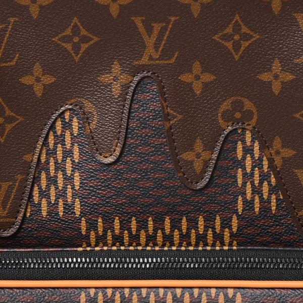 新品同様品 LOUIS VITTON ルイヴィトン ダミエジャイアント キャンバスバックパック リュック N40380 ブラウン 中古 4a005868