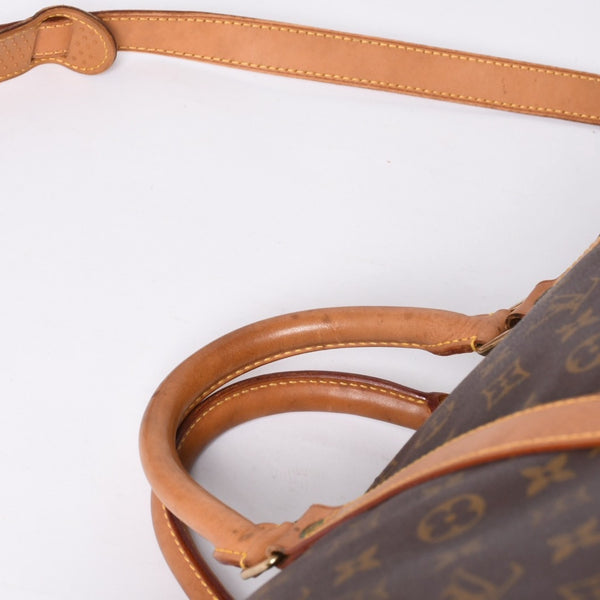 LOUIS VUITTON Keepall Bandouliere 60 Boston Bag M41412 Monogram PVC Tanned Leather Brown Good Condition Used 4a000585