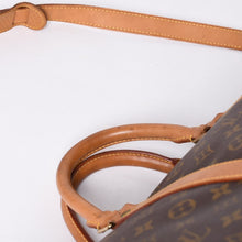 画像をギャラリービューアに読み込む, LOUIS VUITTON ルイヴィトン キーポルバンドリエール60 ボストンバッグ M41412 モノグラム PVC ヌメ革 ブラウン 美品 中古 4a000585