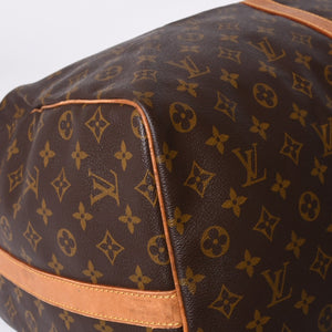 LOUIS VUITTON Keepall Bandouliere 60 Boston Bag M41412 Monogram PVC Tanned Leather Brown Good Condition Used 4a000585