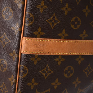 LOUIS VUITTON Keepall Bandouliere 60 Boston Bag M41412 Monogram PVC Tanned Leather Brown Good Condition Used 4a000585