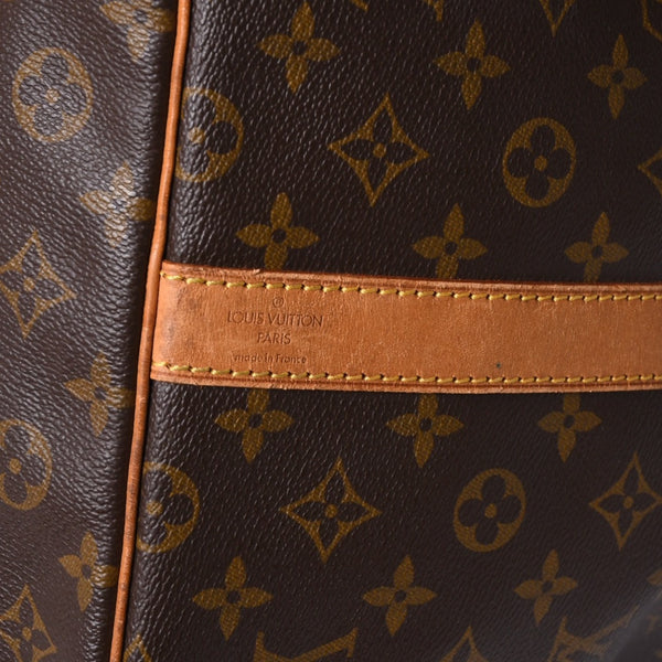 LOUIS VUITTON Keepall Bandouliere 60 Boston Bag M41412 Monogram PVC Tanned Leather Brown Good Condition Used 4a000585