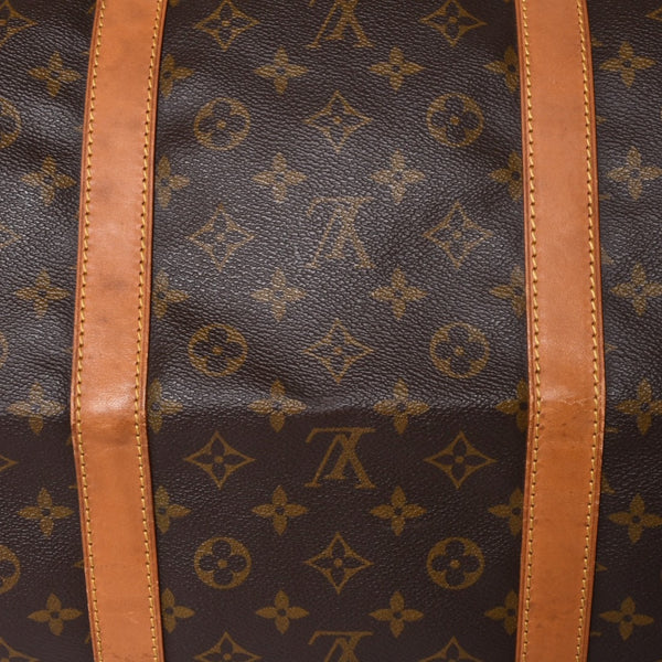 LOUIS VUITTON Keepall Bandouliere 60 Boston Bag M41412 Monogram PVC Tanned Leather Brown Good Condition Used 4a000585