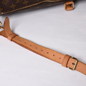 LOUIS VUITTON Keepall Bandouliere 60 Boston Bag M41412 Monogram PVC Tanned Leather Brown Good Condition Used 4a000585