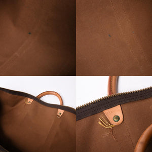 LOUIS VUITTON Keepall Bandouliere 60 Boston Bag M41412 Monogram PVC Tanned Leather Brown Good Condition Used 4a000585