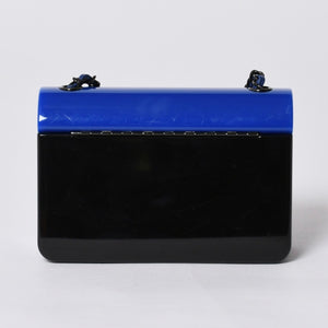 CHANEL シャネル ミニ イヴニングバッグ チェーンショルダーバッグ AS2534 ランダム番台 ココマーク プレキシグラス 美品 中古 4a000520