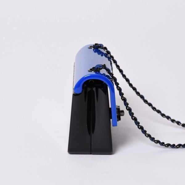CHANEL シャネル ミニ イヴニングバッグ チェーンショルダーバッグ AS2534 ランダム番台 ココマーク プレキシグラス 美品 中古 4a000520
