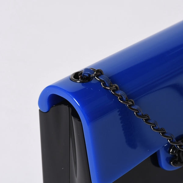 CHANEL シャネル ミニ イヴニングバッグ チェーンショルダーバッグ AS2534 ランダム番台 ココマーク プレキシグラス 美品 中古 4a000520