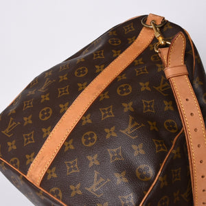 LOUIS VUITTON Keepall Bandouliere 60 Boston Bag M41412 Monogram PVC Tanned Leather Brown Good Condition Used 4a000585