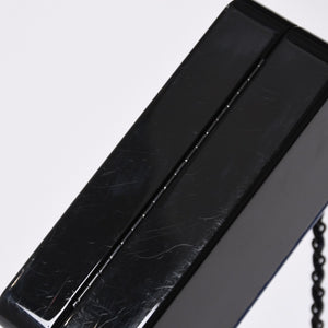 CHANEL シャネル ミニ イヴニングバッグ チェーンショルダーバッグ AS2534 ランダム番台 ココマーク プレキシグラス 美品 中古 4a000520