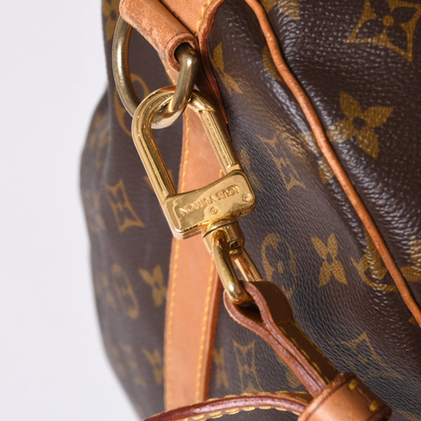 LOUIS VUITTON Keepall Bandouliere 60 Boston Bag M41412 Monogram PVC Tanned Leather Brown Good Condition Used 4a000585