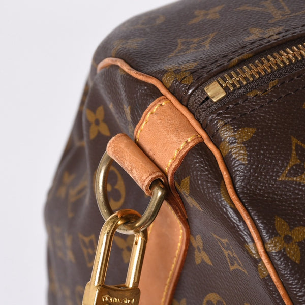 LOUIS VUITTON Keepall Bandouliere 60 Boston Bag M41412 Monogram PVC Tanned Leather Brown Good Condition Used 4a000585
