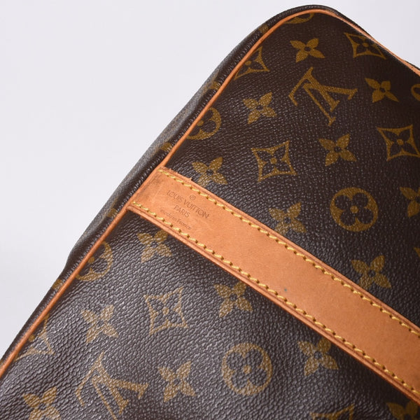 LOUIS VUITTON Keepall Bandouliere 60 Boston Bag M41412 Monogram PVC Tanned Leather Brown Good Condition Used 4a000585