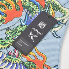 画像をギャラリービューアに読み込む, 新品未使用 Ed Hardy エドハーディ リブタンクワンピース EHW3006-5 サイズS ドラゴン アイスブルー レディース 中古 4a005860