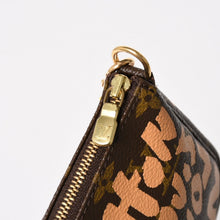 画像をギャラリービューアに読み込む, 極美品 LOUIS VUITTON ルイヴィトン ポシェットアクセソワ―ル ポーチ M92193 モノグラムグラフィティ ブラウン オレンジ ゴールド金具 中古 4a005835