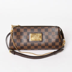 極美品 LOUIS VUITTON ルイヴィトン ポシェット エヴァ モノグラム M95567 ブラウン ゴールド金具 中古 4a005824