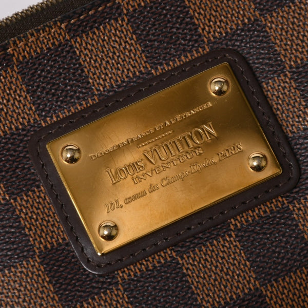 極美品 LOUIS VUITTON ルイヴィトン ポシェット エヴァ モノグラム M95567 ブラウン ゴールド金具 中古 4a005824
