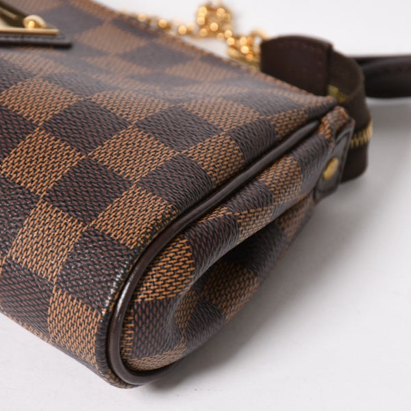 極美品 LOUIS VUITTON ルイヴィトン ポシェット エヴァ モノグラム M95567 ブラウン ゴールド金具 中古 4a005824