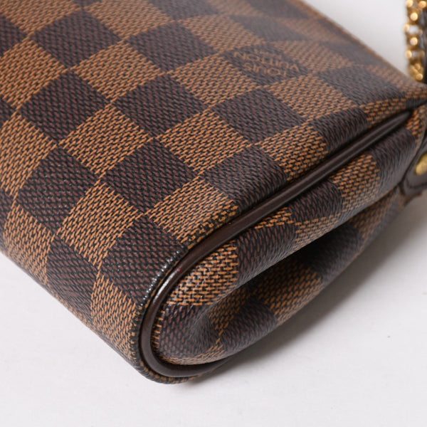 極美品 LOUIS VUITTON ルイヴィトン ポシェット エヴァ モノグラム M95567 ブラウン ゴールド金具 中古 4a005824