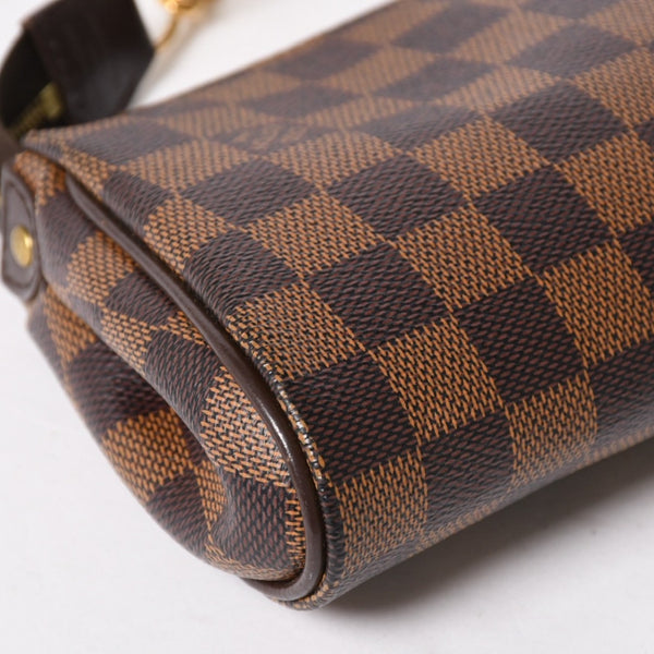 極美品 LOUIS VUITTON ルイヴィトン ポシェット エヴァ モノグラム M95567 ブラウン ゴールド金具 中古 4a005824