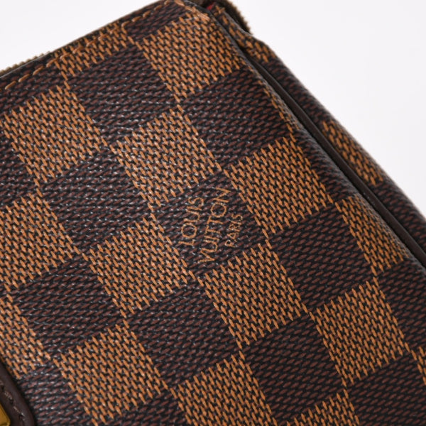 極美品 LOUIS VUITTON ルイヴィトン ポシェット エヴァ モノグラム M95567 ブラウン ゴールド金具 中古 4a005824