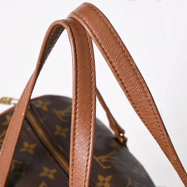 極美品 LOUIS VUITTON ルイヴィトン パピヨン30 GM ハンドバッグ M51365 モノグラム ゴールド金具 筒型 中古 4a005791
