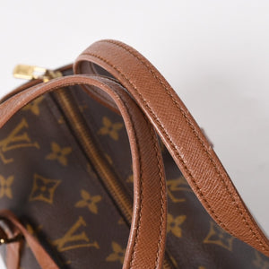 極美品 LOUIS VUITTON ルイヴィトン パピヨン30 GM ハンドバッグ M51365 モノグラム ゴールド金具 筒型 中古 4a005791