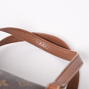 極美品 LOUIS VUITTON ルイヴィトン パピヨン30 GM ハンドバッグ M51365 モノグラム ゴールド金具 筒型 中古 4a005791