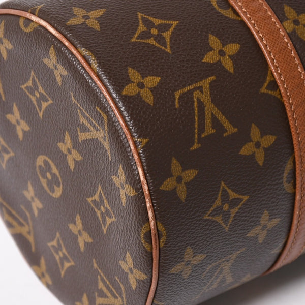 極美品 LOUIS VUITTON ルイヴィトン パピヨン30 GM ハンドバッグ M51365 モノグラム ゴールド金具 筒型 中古 4a005791
