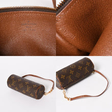 将图片加载到图库查看器中。 極美品 LOUIS VUITTON ルイヴィトン パピヨン30 GM ハンドバッグ M51365 モノグラム ゴールド金具 筒型 中古 4a005791