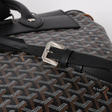 画像をギャラリービューアに読み込む, 極美品 GOYARD ゴヤール アルパンMM バックパック リュック ALPIN2MMLTY01CL01P PVC レザー ブラック 中古 4a005889